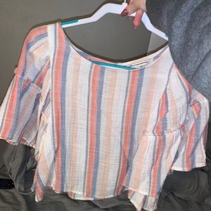 Colorful Striped Blouse